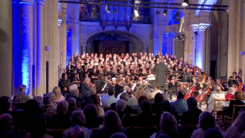 photo durant l'enregistrement du concert oragnisé par Vox Anima London à Caen en 2024
