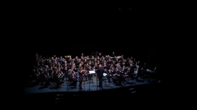 photo extraite de la captation du concert de l'orchestre du conservatoire de saint valery en caux en 2024